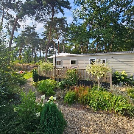 Luxe 4 Persoons Chalet Op 5 Sterren Camping Raalte Bagian luar foto